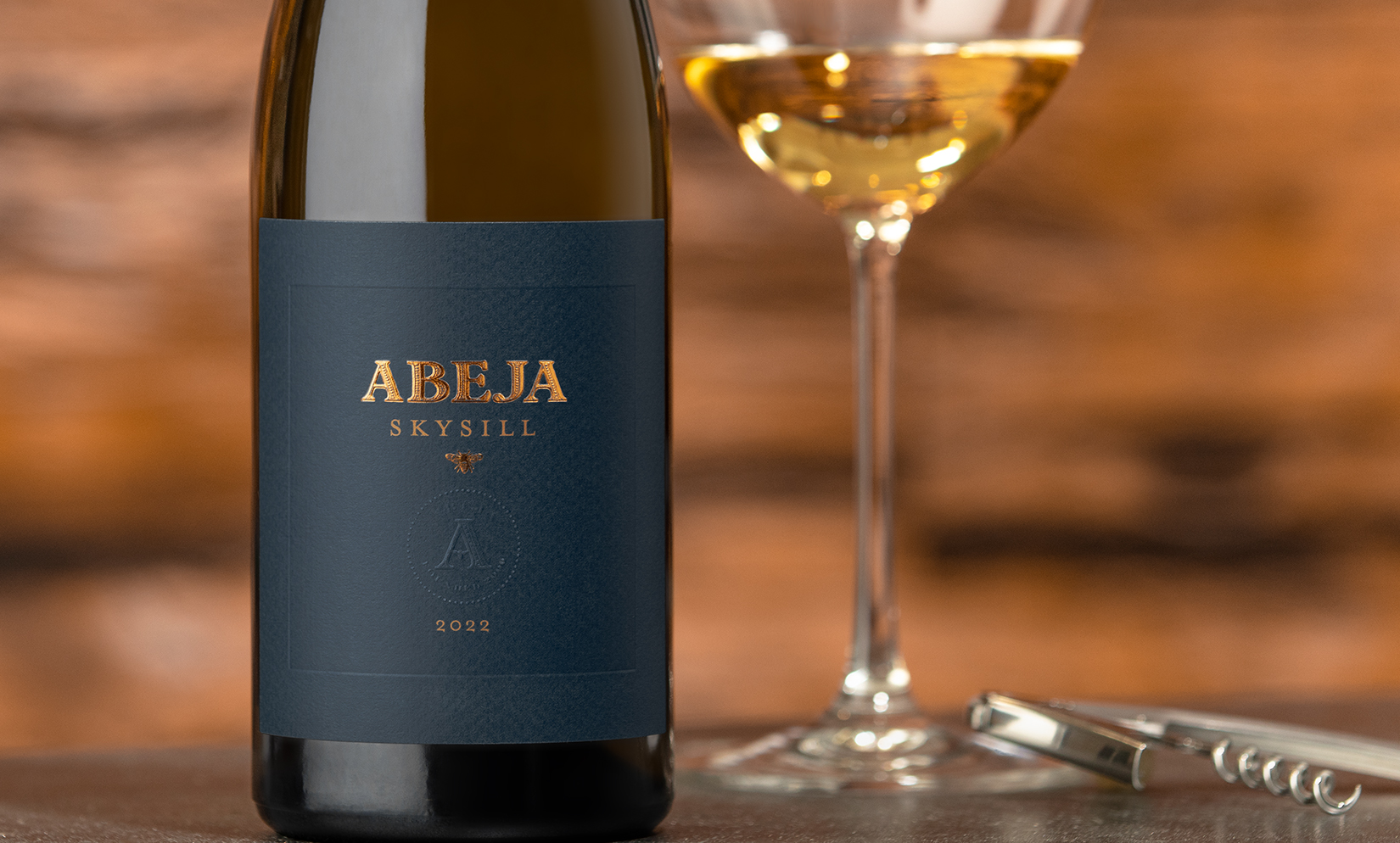 Abeja Winery at night